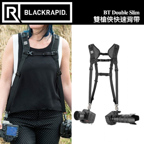 【補貨中11205】 BlackRapid  DOUBLE SLIM 極速相機雙肩背帶